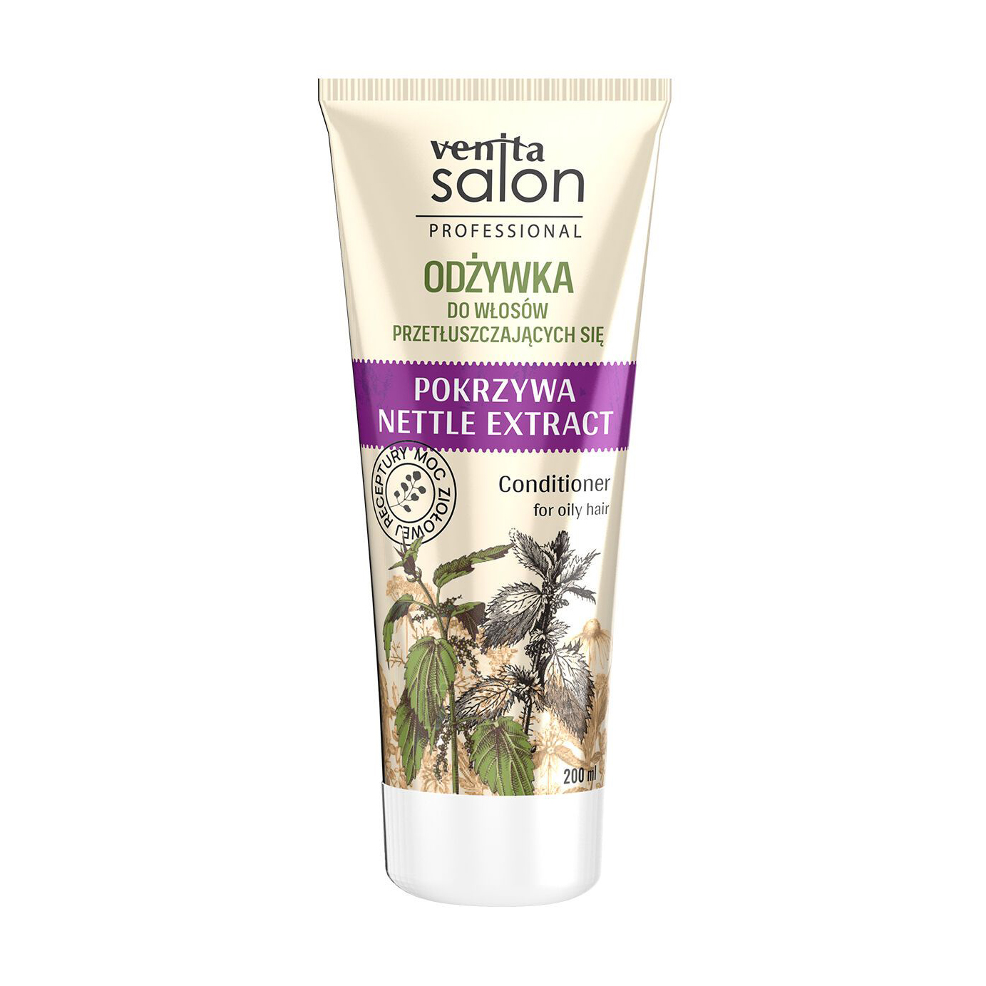 Кондиціонер Venita Salon Professional Conditioner для жирного волосся, з екстрактом кропиви, 200 мл